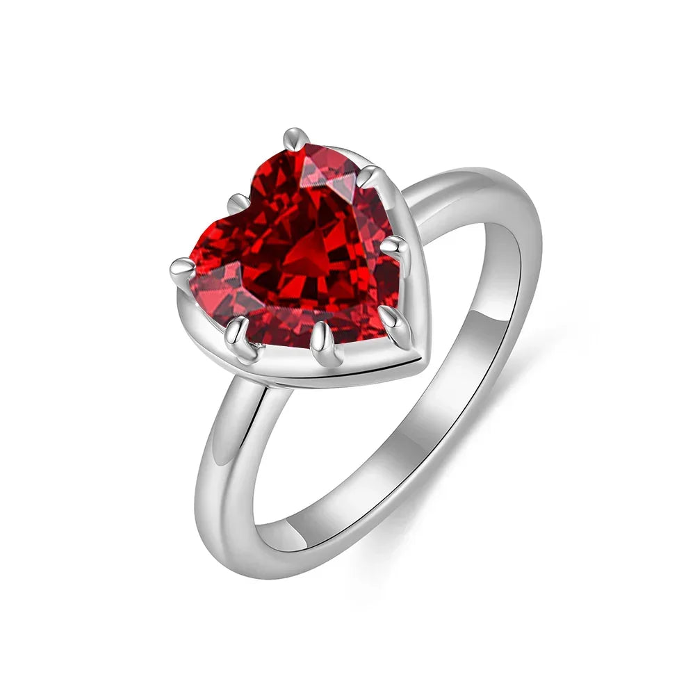Kuololit Lab Padparadscha Natural Garnet GemstoneRings for Women Solid 14K 10K 585 Yellow Gold for Engagement Wedding Christmas