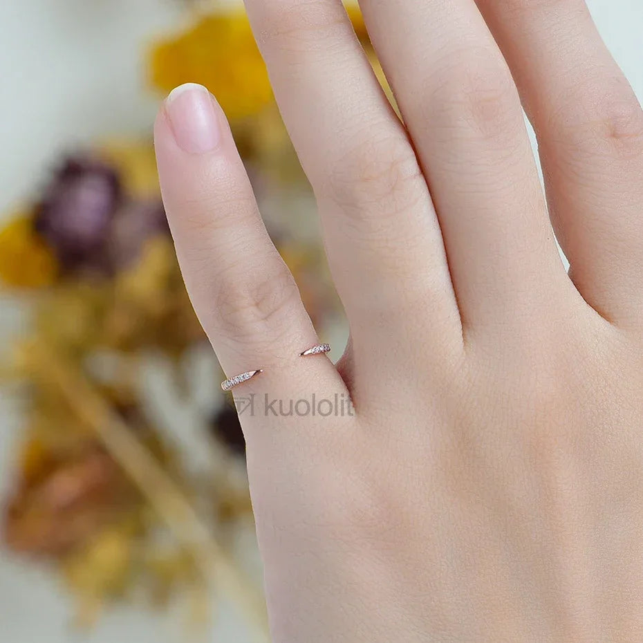 Kuololit PT900 Lab Grown Diamonds Rings for Women Men Matching Wedding Platinum 900 Gold Diamond V Band Engagement Christmas