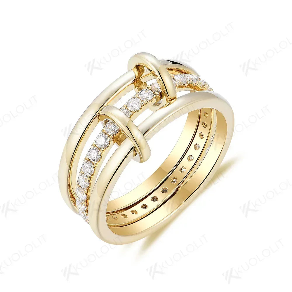 Wedding rings that connect 60 photos - Vianawedding.com
