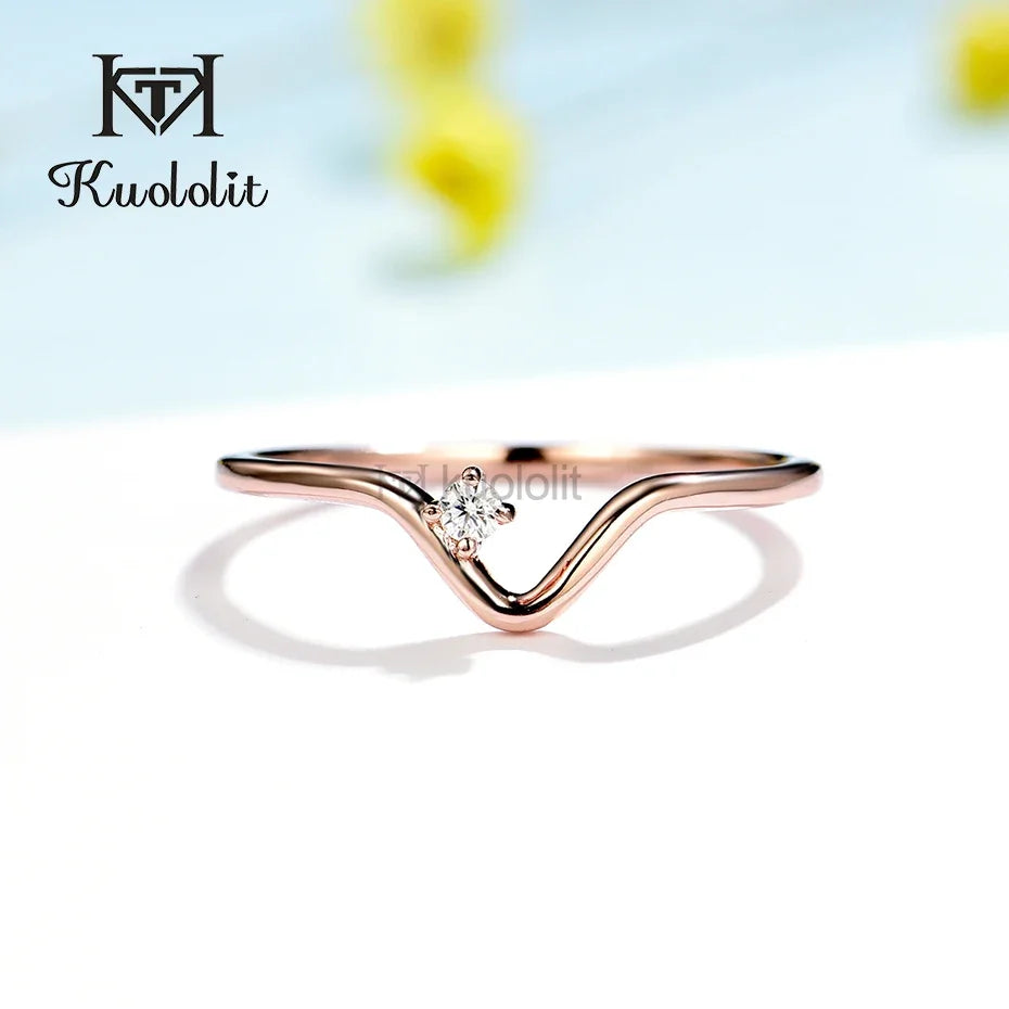 Moissanite Wedding Band